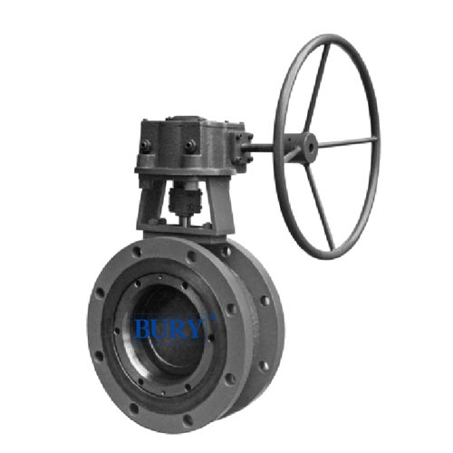 300lb three eccentric metal seal butterfly valve